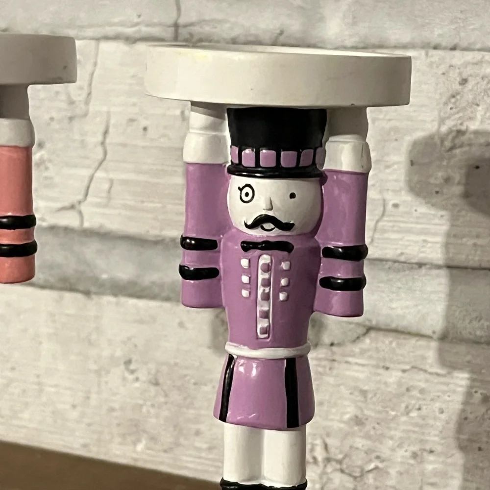 Partylite Nutcracker Just Desserts Tealight‎ Pair Pastel Christmas